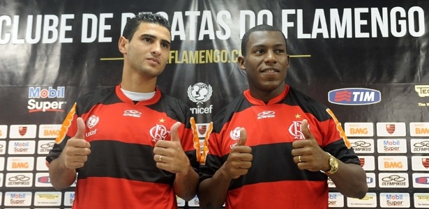 Apostas, Jorge Luiz e Amaral são apresentados pelo Flamengo no Ninho do Urubu - Alexandre Vidal/Fla Imagem