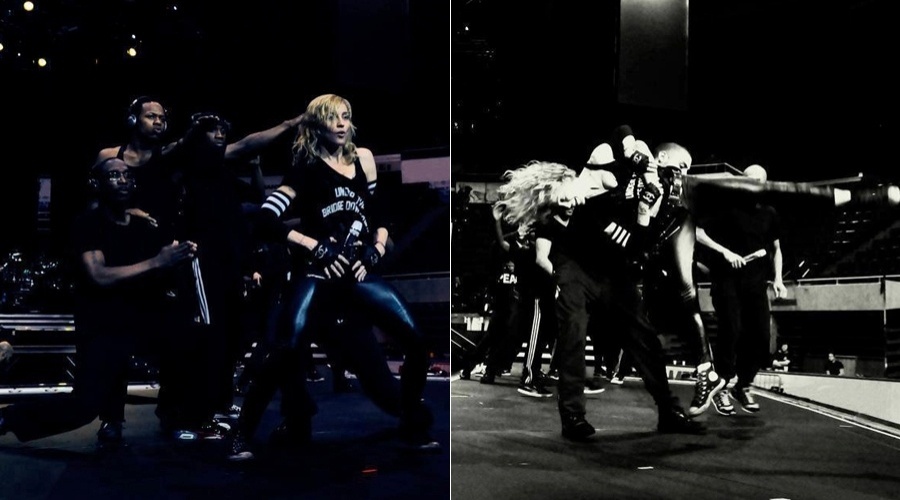 Madonna divulga novas imagens dos ensaios de sua nova turnê "MDNA" (16/5/12)