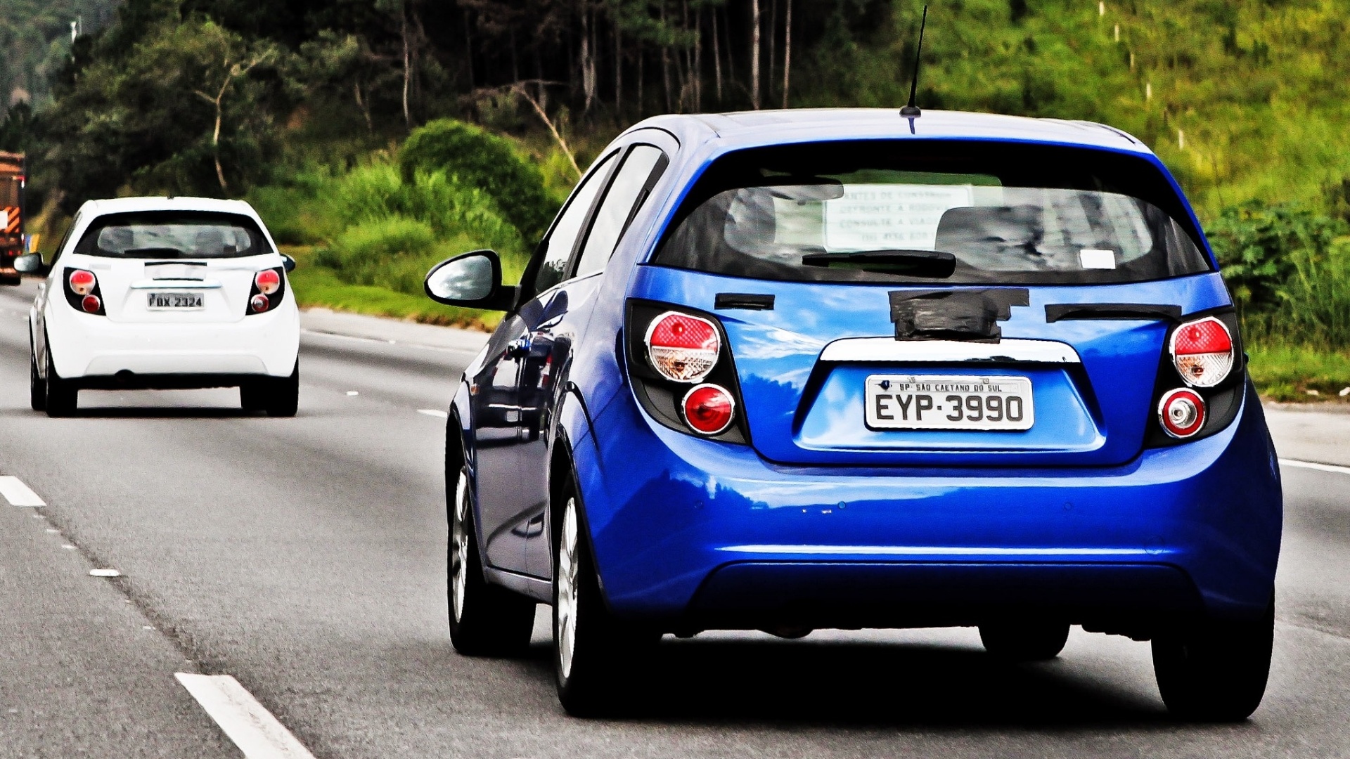 Sonic hatch durante teste "secreto" com jornalistas: carro terá lançamento propriamente dito em 29 de maio - Filipe Palma/www.filipepalma.com.br