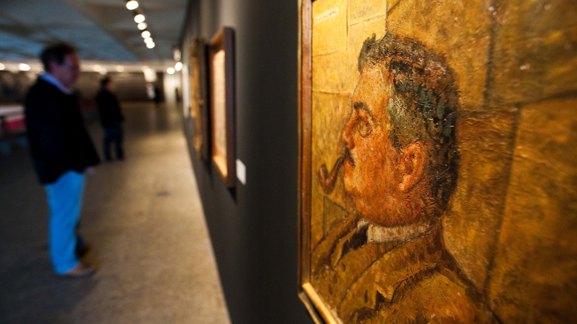 A partir desta quinta-feira (17), o Museu de Arte de São Paulo exibe uma coleção de quadros do escultor e artista plástico italiano Amedeo Clemente Modigliani. O pintor morreu aos 35 anos, vítima de uma meningite em janeiro de 1920  - Danilo Verpa/Folhapress