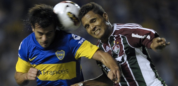 Zagueiro Anderson espera que o Fluminense supere eliminação para o Boca Juniors - Juan Mabromata/ AFP