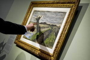 "Pollard Willow", obra de Van Gogh - AFP PHOTO/ ANP/ KOEN AN WEEL