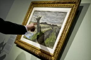 "Pollard Willow", obra de Van Gogh - AFP PHOTO/ ANP/ KOEN AN WEEL