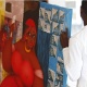 A exposição de Kassi faz parte da Bienal Internacional de Arte Naif em Abidjan, que está em sua quarta edição e traz artistas de mais de dez países africanos (maio/12) - BBC