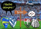 Corneta FC: Argentinos cornetam Santos e Flu: "Voltem sempre"