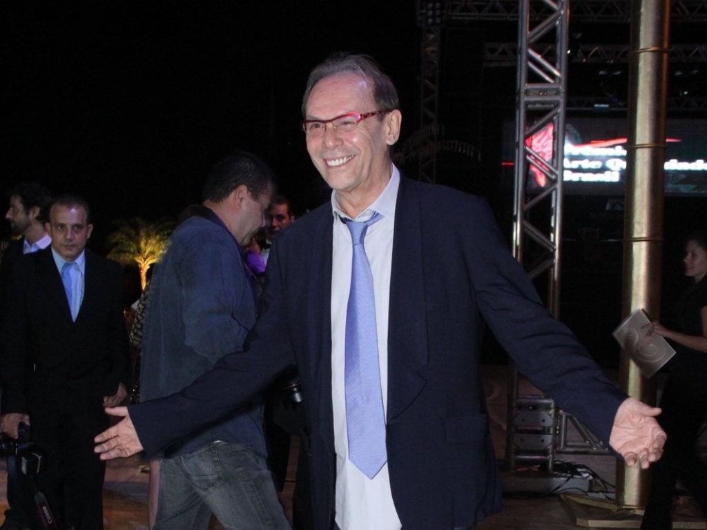 O ator José Wilker também participou da premiação Arte Qualidade Brasil 2012, em evento no Rio de Janeiro. O prêmio homenageia os grandes destaques do teatro e da televisão brasileira (16/5/12) - Thyago Andrade/Photo Rio News