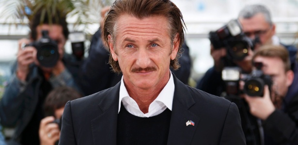 Sean Penn na apresentação do filme "Haiti : Carnaval em Cannes" no Festival de Cannes (18/5/12) - REUTERS/Yves Herman