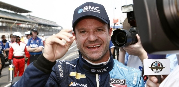 Barrichello largará em décimo em sua primeira prova em Indianápolis - REUTERS/John Sommers II