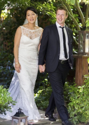 Mark Zuckerberg e Priscilla Chan casam-se, na California - REUTERS/Allyson Magda/Facebook.com/Handout