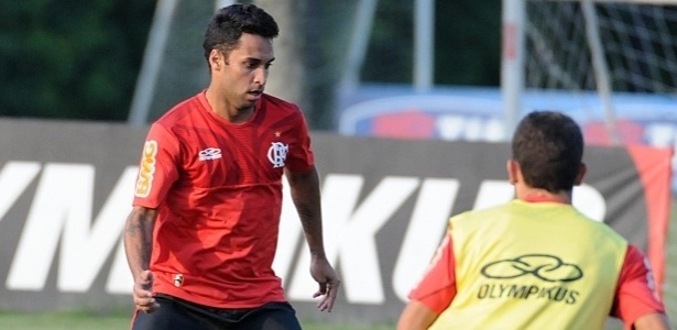 Ibson foi apresentado pelo Flamengo na manhã de segunda e já participou do treino - Alexandre Vidal/Fla Imagem