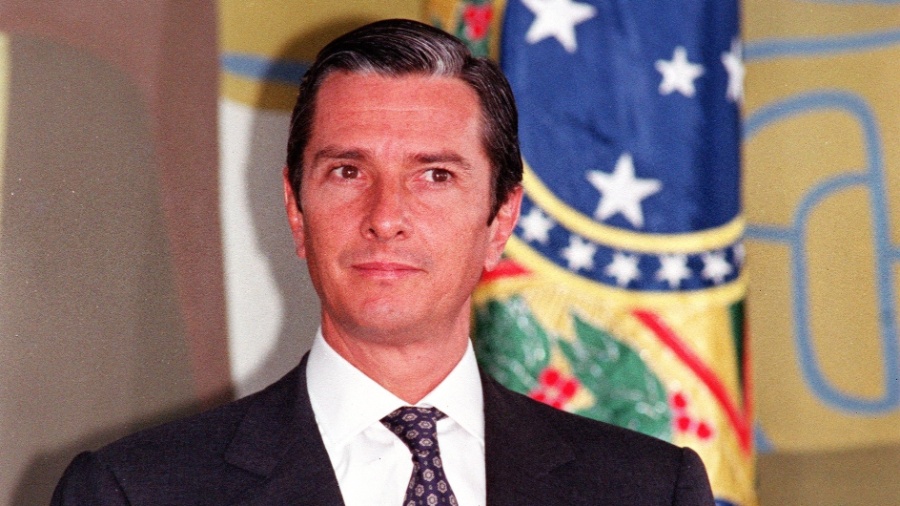 Fernando Collor em 1992 - Eugenio Novaes/Folhapress - 08.07.1992
