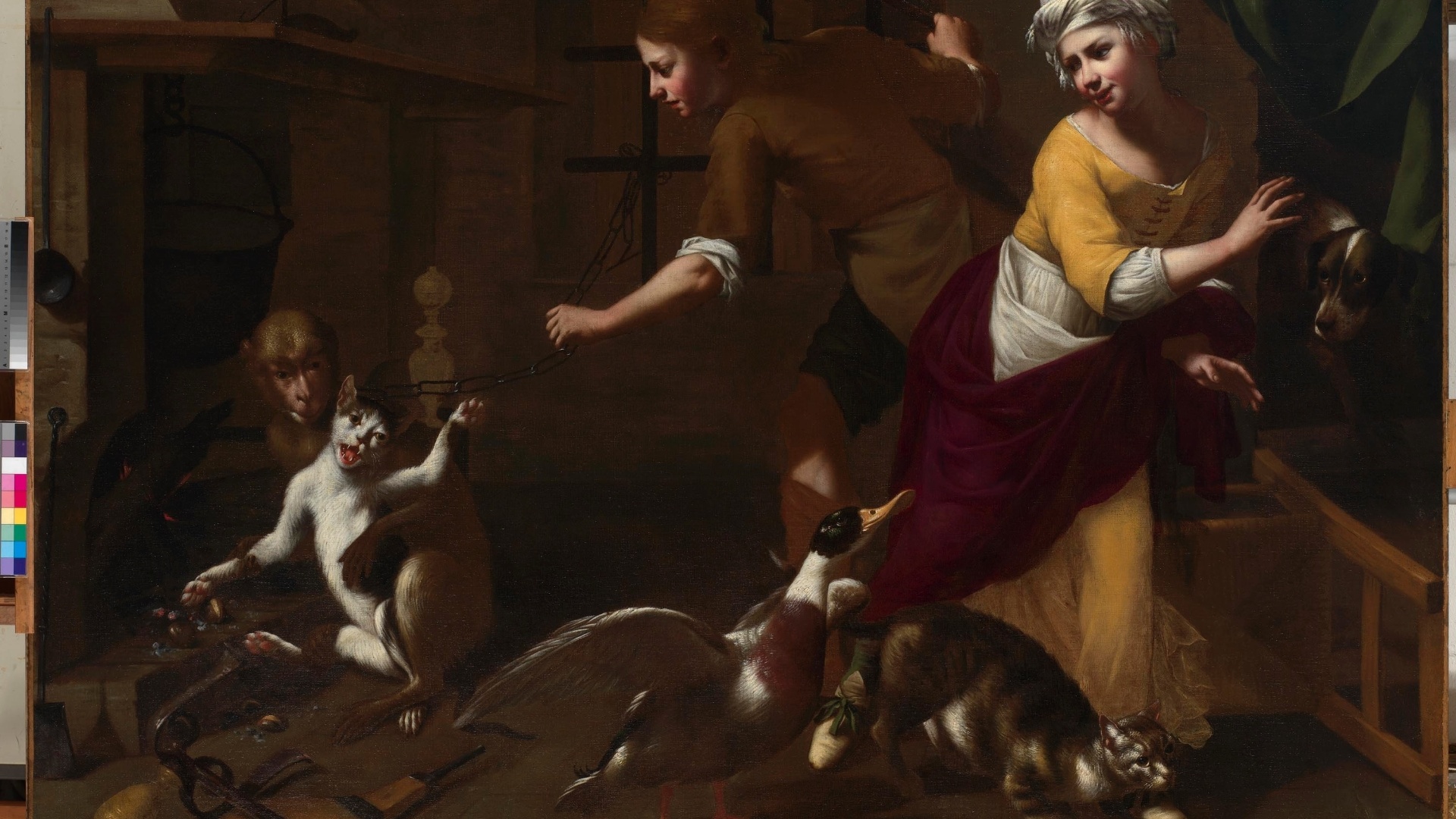 A exposição "Caravaggio e Seus Seguidores" está em cartaz em Belo Horizonte até 15 de julho, depois será exibida no Masp de 26 de julho até 30 de setembro. Na imagem, obra de Tommaso Salini, um dos 14 artistas que seguiram o pintor barroco - Divulgação