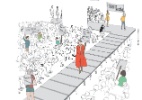 Temporada primavera-verão começa hoje sob ameaça de crise - Ilustração Juliana Russo/Editoria de Arte da Folha