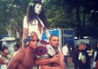 No primeiro dia de Fashion Rio, protesto reivindica maior participação de negros na passarela - Fernanda Schimidt/UOL
