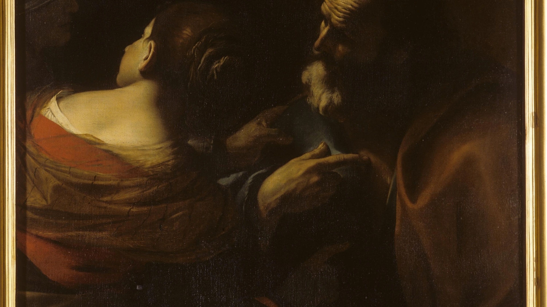 "Negazione di San Pietro", de Mattia Preti, que de acordo com especialistas, teria aprendido as técnicas de Caravaggio com seu irmão Gregório durante sua morada em Roma  - Divulgação