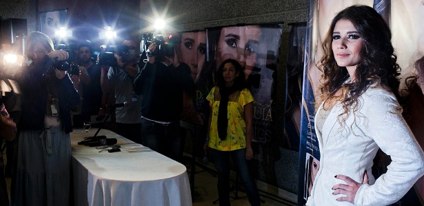 Paula Fernandes em entrevista coletiva para a imprensa sobre seu novo disco, "Meus Encantos" - Leonardo Soares de Souza/UOL