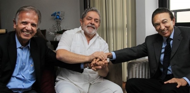 José Múcio Monteiro, Lula e Lobão em 2011 - Ricardo Stuckert/Instituto Lula