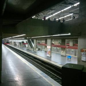 Plataforma de estação da ca linha-3 vermelha do Metrô de São Paulo por causa de paralisação em maio - Thomaz de Molina/UOL
