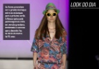 Estampa floral deve marcar a moda do próximo verão; veja o look do dia na abertura do Fashion Rio - Alexandre Schneider/UOL