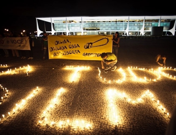 ONGs realizam "Serenata pelas Florestas" para pedir veto ao Código Florestal, em Brasília - Divulgação/Fora do Eixo