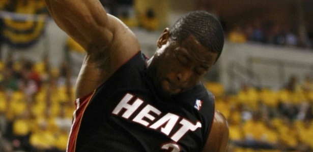 Dwyane Wade foi o grande nome da vitória do Miami Heat sobre o Indiana Pacers - REUTERS/Brent Smith 