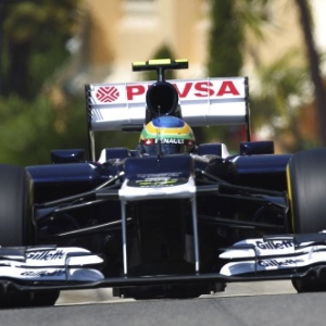 Senna, da Williams, mais uma vez foi mal e terminou atrás de seu companheiro Maldonado - SRDJAN SUKI/EFE