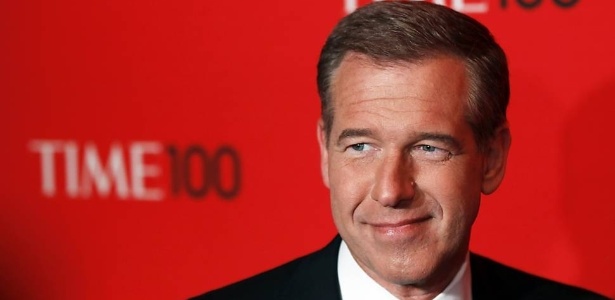 O apresentador norte-americano Brian Williams está afastado da TV