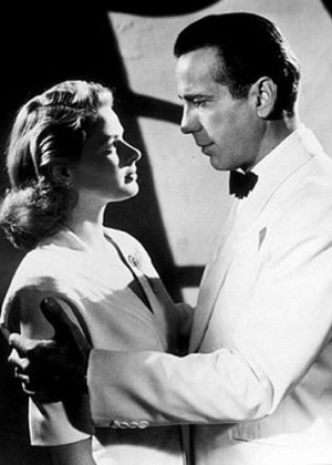 Rick (Humphrey Bogart) e Ilsa (Ingrid Bergman) em cena de "Casablanca" - Divulgação