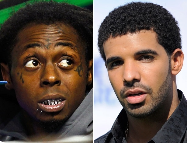 Rappers Lil Wayne e Drake se unem contra uma decisão judicial que os obriga a pagar mais de US$ 400 mil a casa de shows - AFP/AP