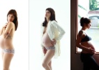 Grávida de oito meses, Mel Lisboa faz topless em ensaio - Divulgação/Rachel Gomes