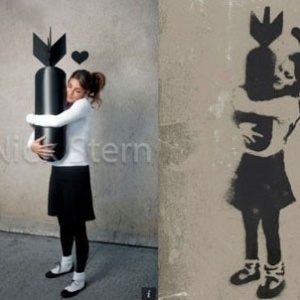 Nick Stern recria obras de Bansky - Nick Stern/Vírgula