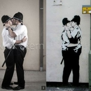 Nick Stern recria obras de Bansky - Nick Stern/Vírgula