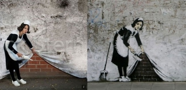 Nick Stern recria obras de Bansky - Nick Stern/Vírgula