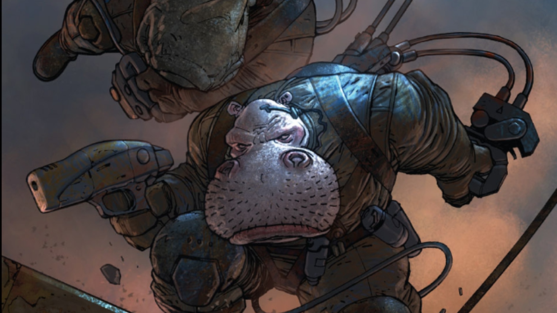 Capa da edição original de "Elephantmen - Seleção Não Natural", de Richard Starkings - Reprodução