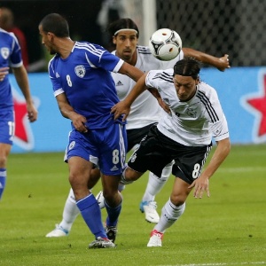 O meia Özil (nº 8) é um dos destaques da seleção da Alemanha na Eurocopa 