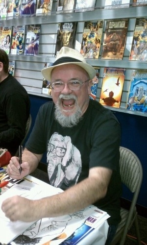 O criador de quadrinhos inglês Richard Starkings, pai de "Hip Flask, The Elephantmen" - Reprodução/Facebook