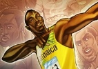 Super-heróis olímpicos - Usain Bolt - Arte UOL