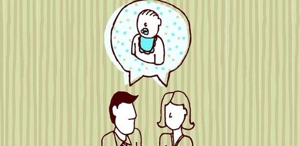 Conversar sobre o problema e envolver o marido em atividades da rotina com o recém-nascido são soluções - Thinkstock