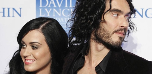 Katy Perry junto de Russell Brand