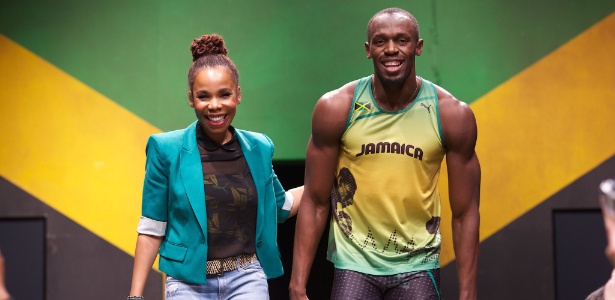 Usain Bolt apresenta linha de uniformes da Jamaica para as Olimpíadas 2012