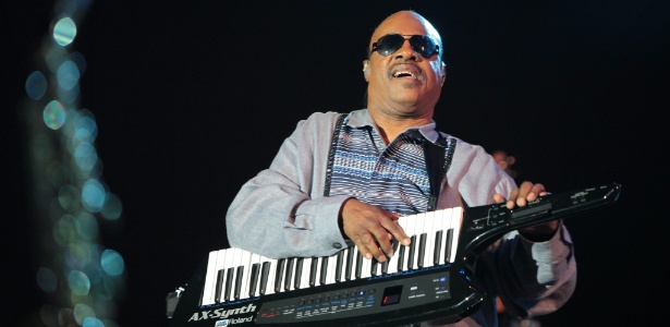Norte-americano Stevie Wonder canta no Rock in Rio Lisboa (2/6/12) - Manuel de Almeida/EFE