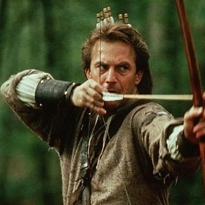 Kevin Costner em cena de "Robin Hood: O Príncipe dos Ladrões" - Reprodução