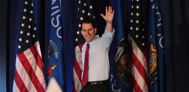 Scott Walker, governador do Wisconsin e pré-candidato republicano à Presidência - Darren Hauck/Reuters