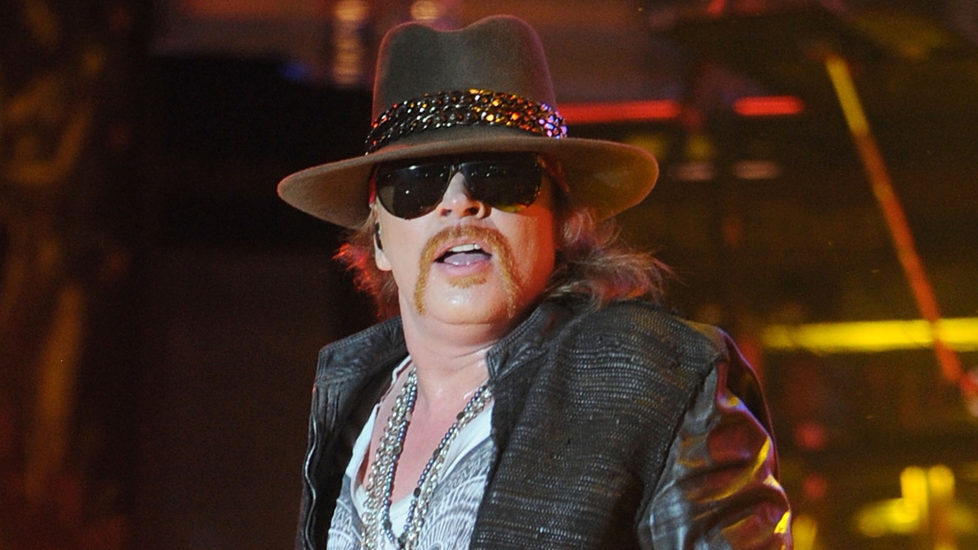 Axl Rose durante show do Guns N'Roses em Hollywood (9/3/12) - Jason Merritt/Getty Images