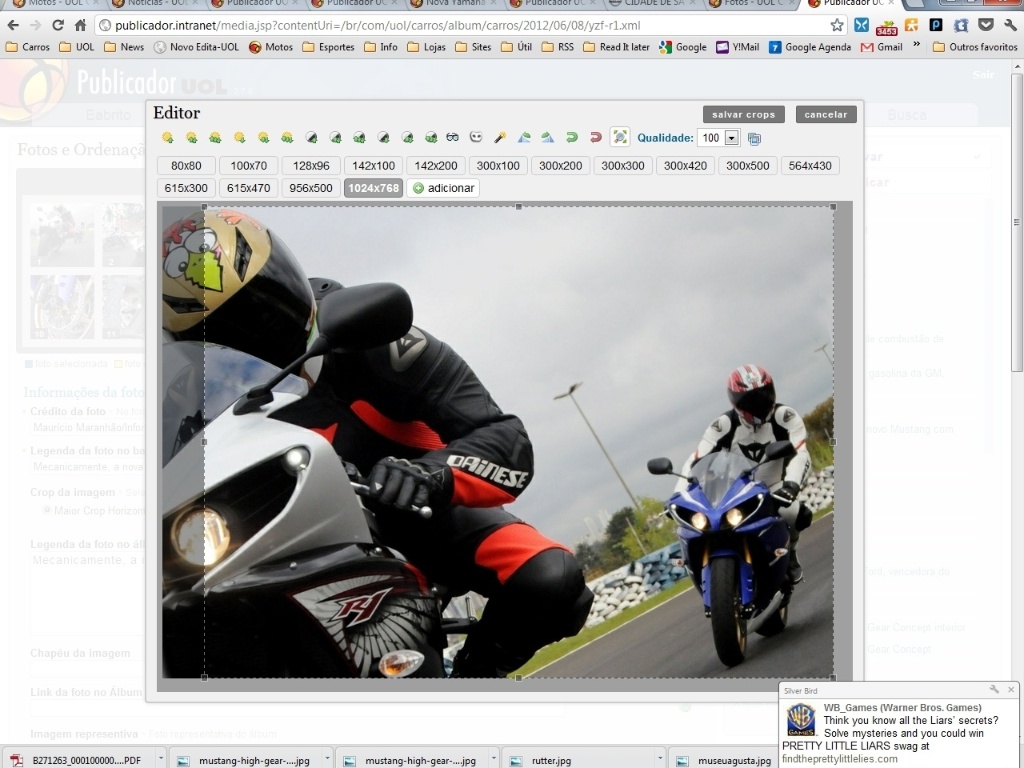 Arrebatador, visual futurista é um dos trunfos da R1 - Maurício Maranhão/Infomoto