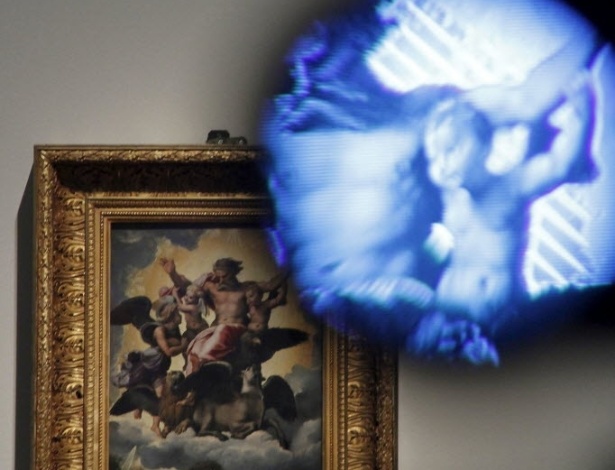 Museu do Prado e Louvre se reúnem para maior exposição sobre o pintor renascentista Rafael Sanzio. A exposição está em cartaz no Museu do Prado, em Madri, a partir de 12/6  - EFE/Chema Moya 