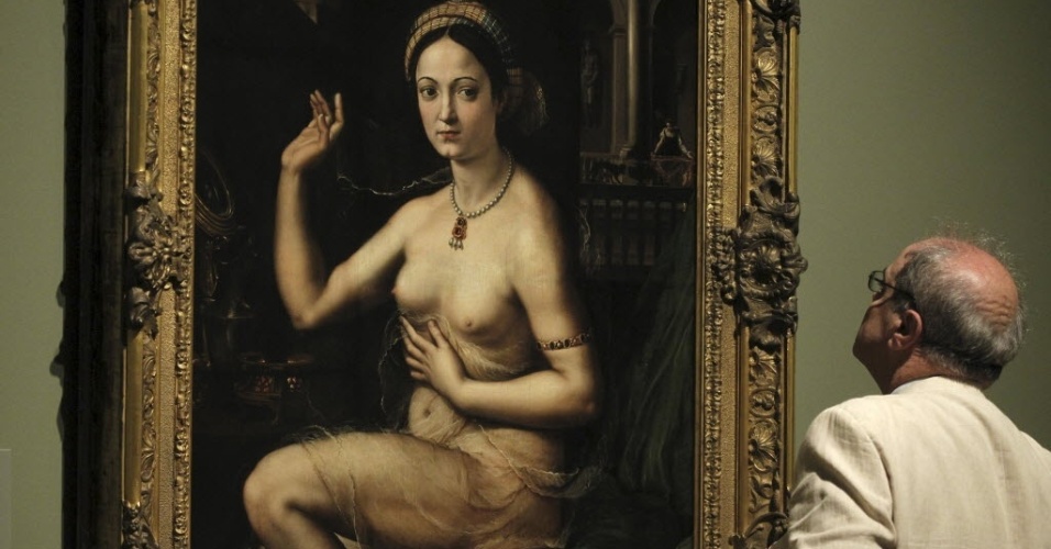 Museu do Prado e Louvre se reúnem para maior exposição sobre o pintor renascentista Rafael Sanzio. A exposição está em cartaz no Museu do Prado, em Madri, a partir de 12/6  - EFE/Chema Moya 
