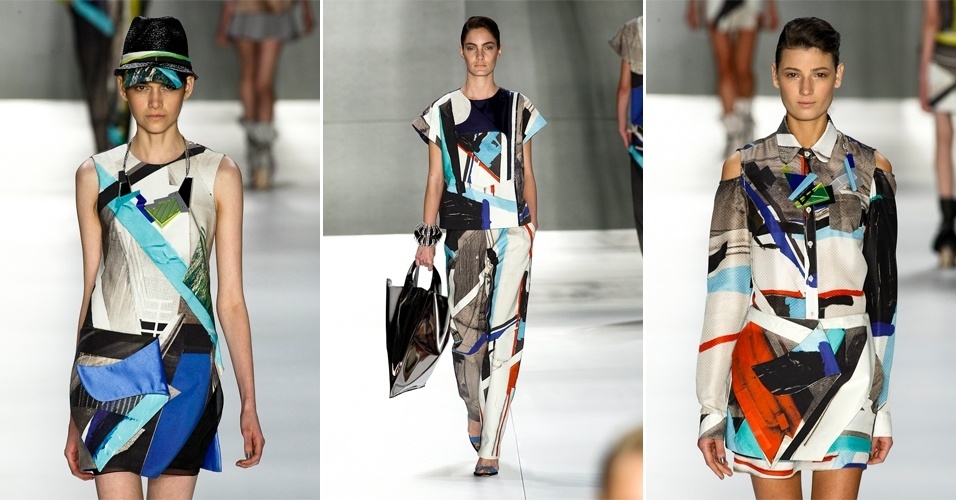 Triton apresenta coleção de Verão 2013 repleta de estampas, no SPFW (11/06/2012) - Alexandre Schneider/UOL