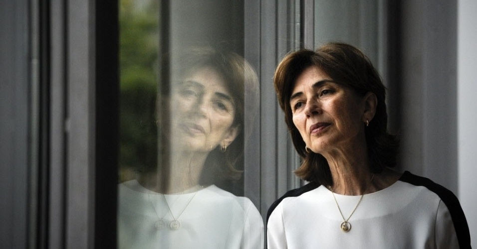 12.jun.2012 - Pilar del Rio, viúva do escritor português José Saramago