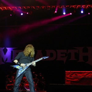 Show do Megadeth no festival SWU, em Paulínia (14/11/2011) - Zanone Fraissat - Folhapress